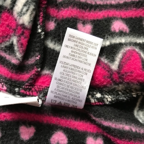 Disney: Minnie Heart & Bow Hooded Fleece Jacket 3T - Picture 6 of 6